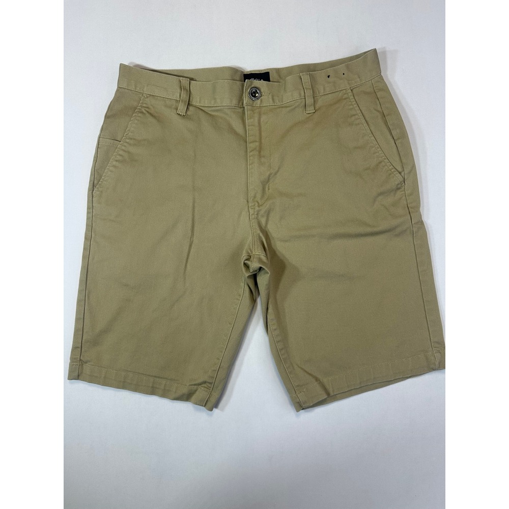 RVCA Week-End Stretch Chino Shorts Men's Size 32 Tan Casual Khaki
